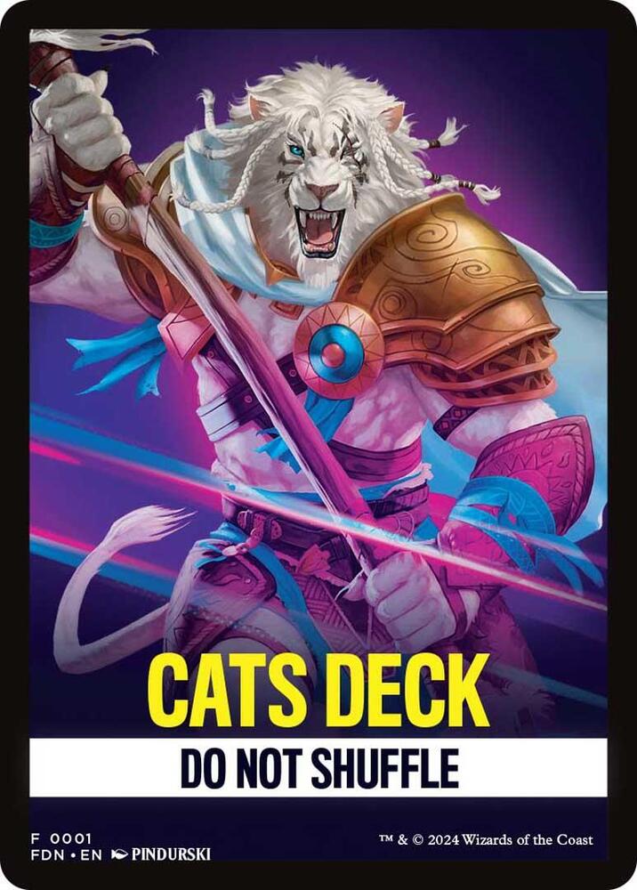 Cats Deck Theme Card, Foundations 1