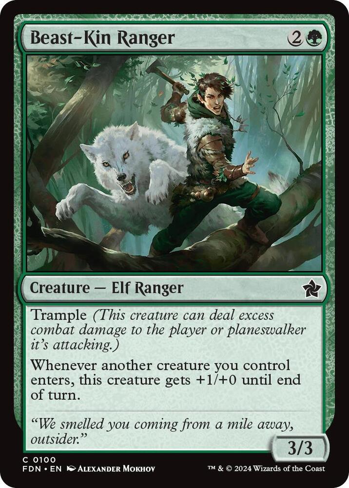 Beast-Kin Ranger, Foundations 100