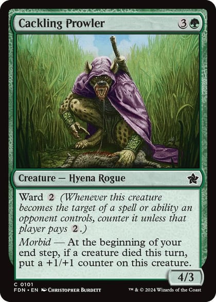 Cackling Prowler, Foundations 101