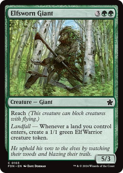 Elfsworn Giant, Foundations 103