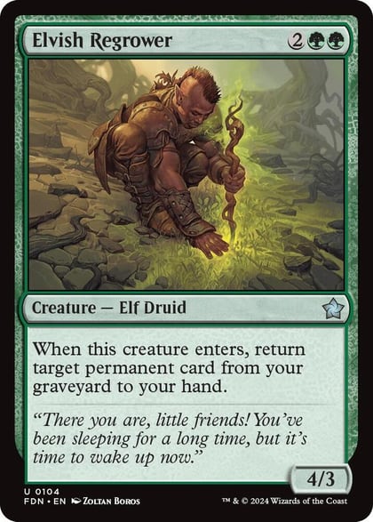 Elvish Regrower, Foundations 104