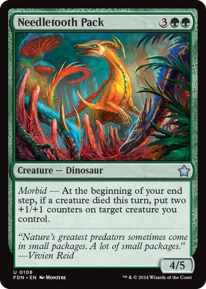 Needletooth Pack, Foundations 108