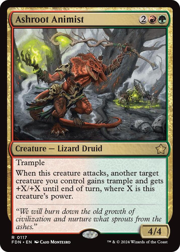 Ashroot Animist, Foundations 117