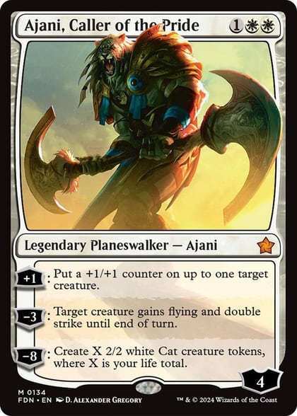 Ajani, Caller of the Pride, Foundations 134