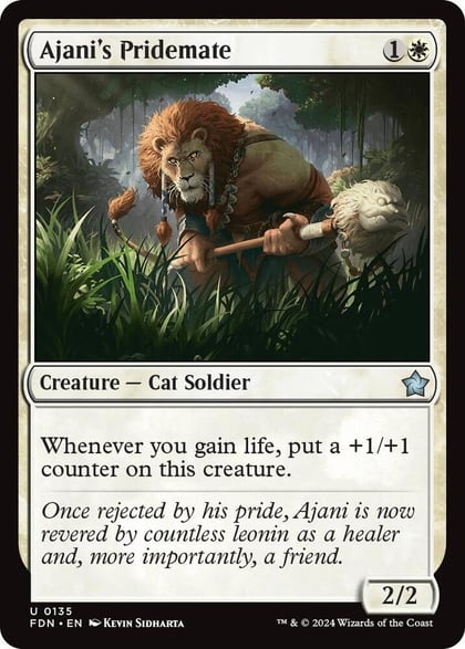 Ajani's Pridemate, Foundations 135