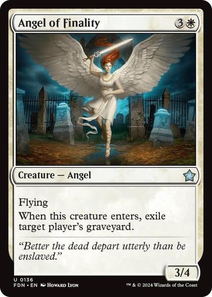 Angel of Finality, Foundations 136