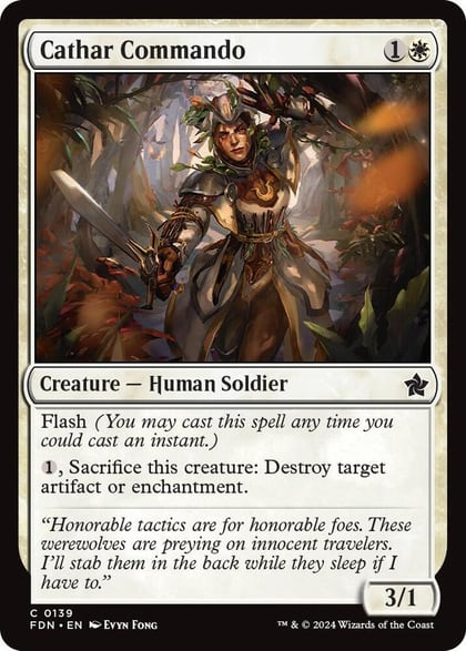 Cathar Commando, Foundations 139