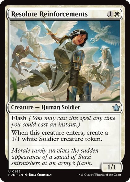 Resolute Reinforcements, Foundations 145