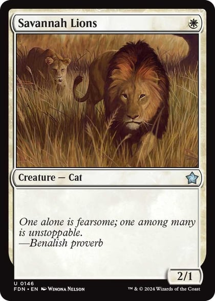 Savannah Lions, Foundations 146