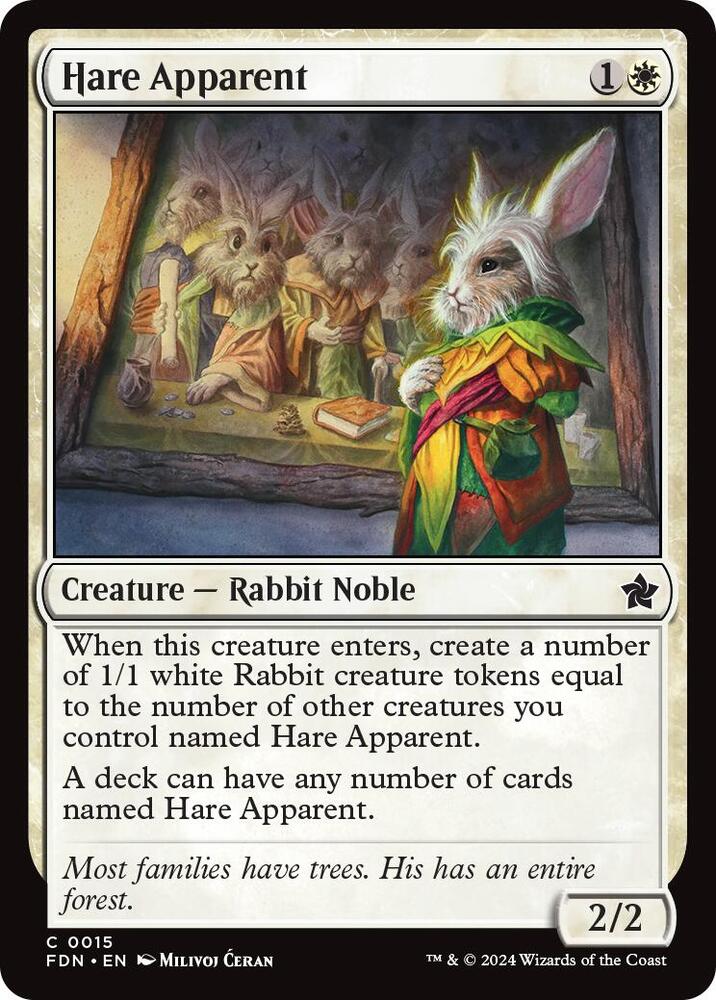 Hare Apparent, Foundations 15