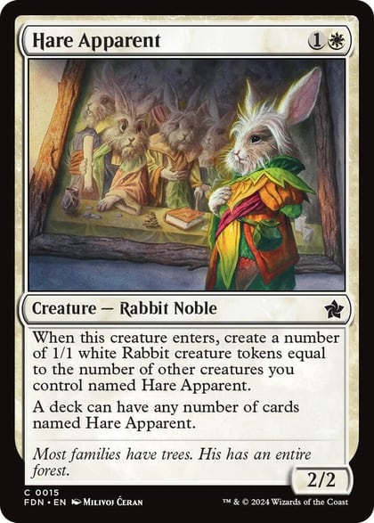 Hare Apparent, Foundations 15