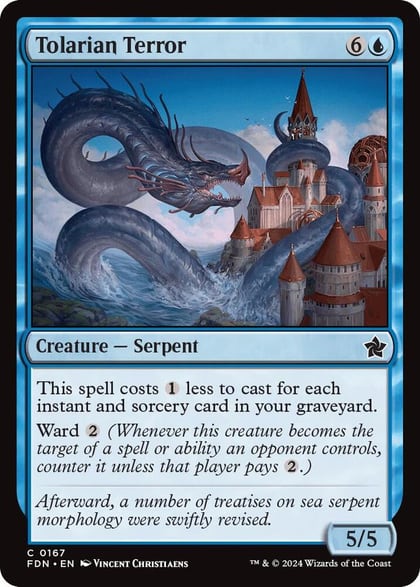 Tolarian Terror, Foundations 167