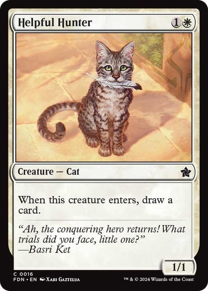 Helpful Hunter, Foundations 16