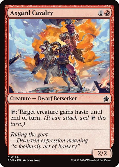 Axgard Cavalry, Foundations 189