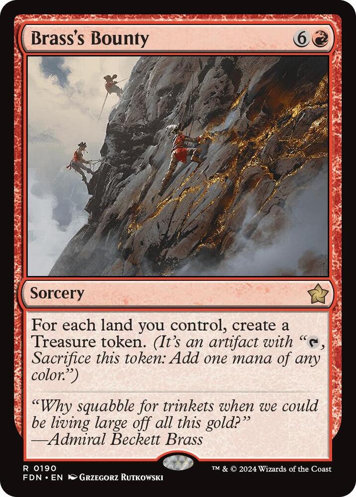Brass's Bounty, Foundations 190