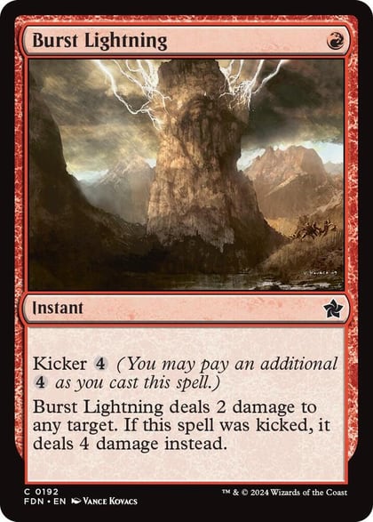 Burst Lightning, Foundations 192