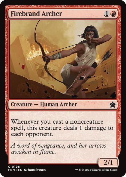 Firebrand Archer, Foundations 196