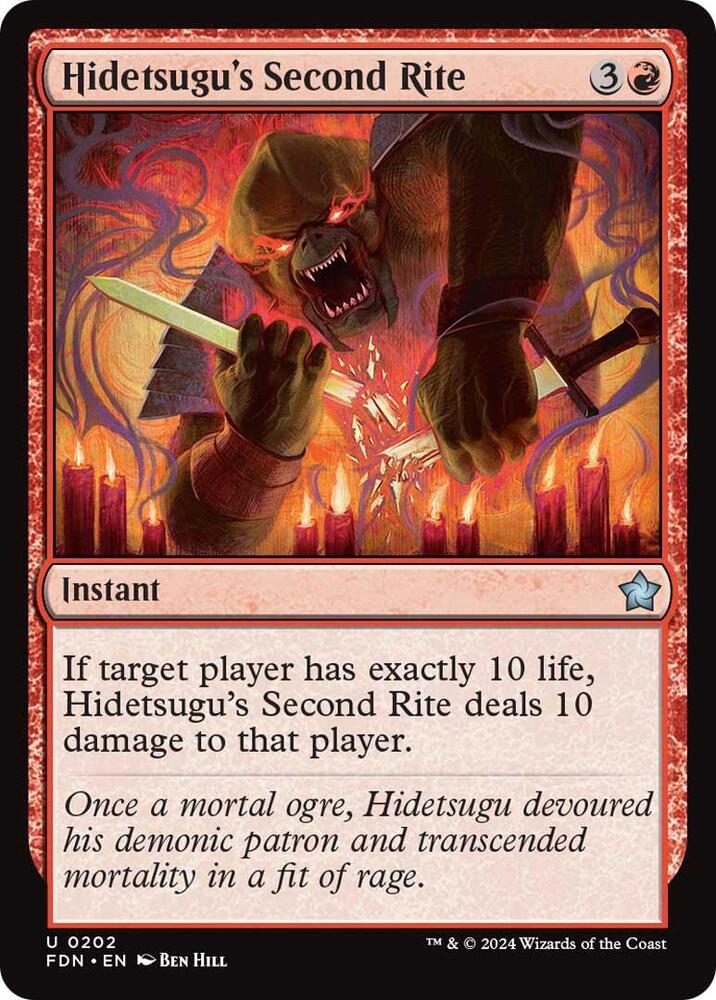 Hidetsugu's Second Rite, Foundations 202