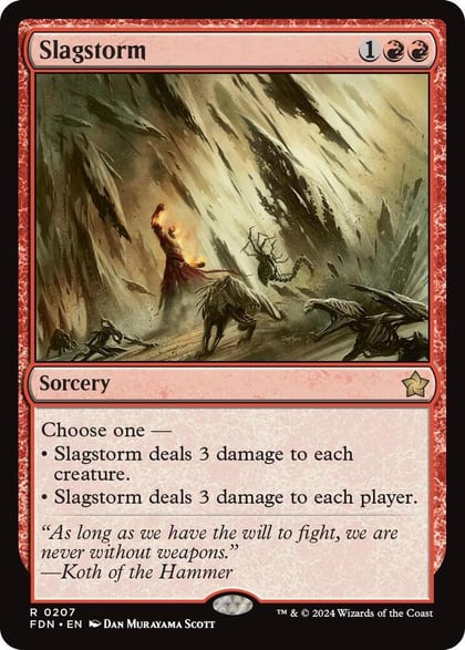 Slagstorm, Foundations 207