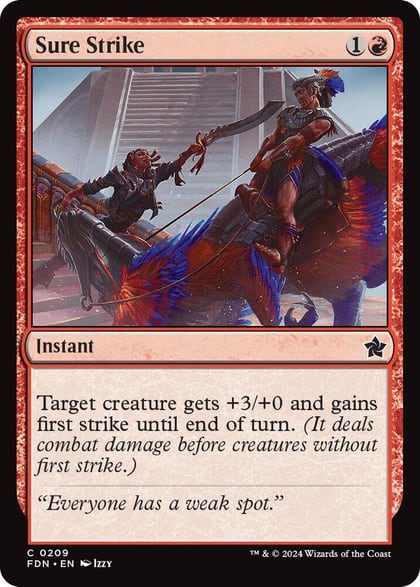 Sure Strike, Foundations 209
