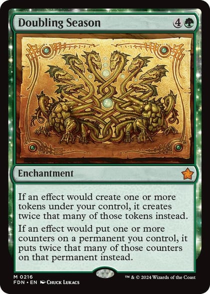 Doubling Season, Foundations 216