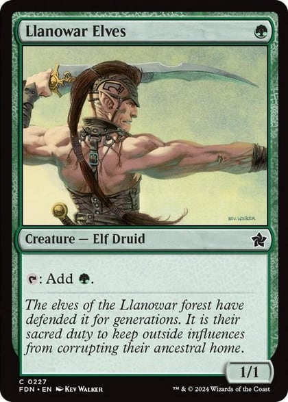 Llanowar Elves, Foundations 227