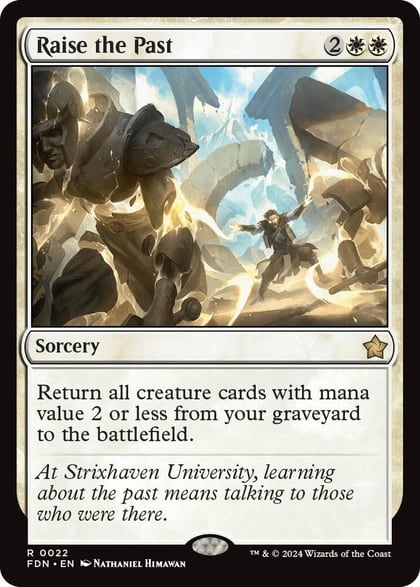 Raise the Past, Foundations 22