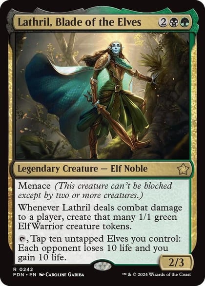 Lathril, Blade of the Elves, Foundations 242