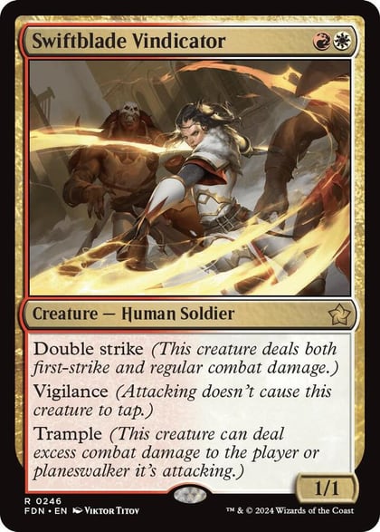 Swiftblade Vindicator, Foundations 246