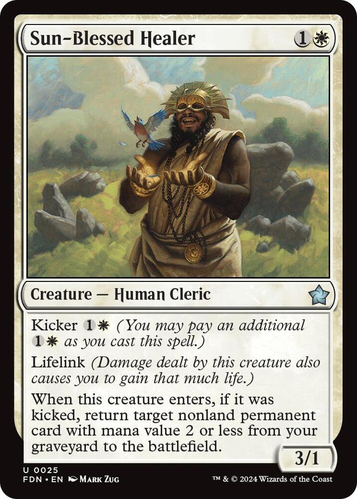 Sun-Blessed Healer, Foundations 25