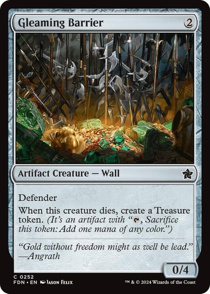 Gleaming Barrier, Foundations 252