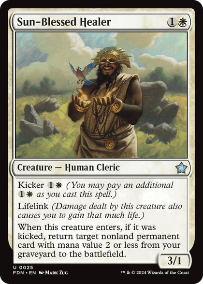 Sun-Blessed Healer, Foundations 25