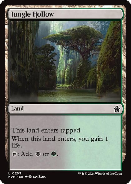 Jungle Hollow, Foundations 263