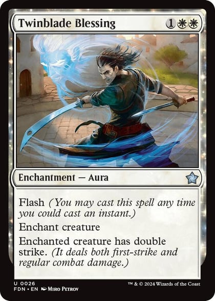 Twinblade Blessing, Foundations 26