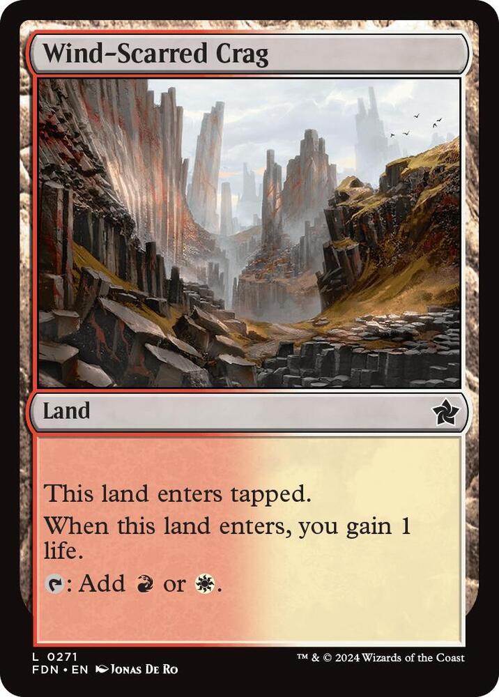 Wind-Scarred Crag, Foundations 271