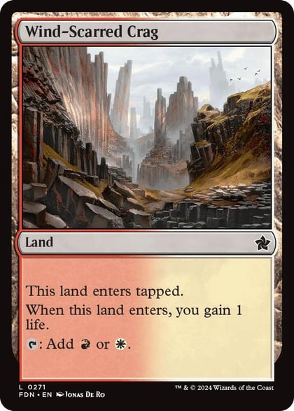 Wind-Scarred Crag, Foundations 271