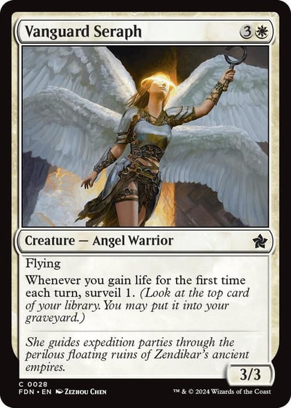 Vanguard Seraph, Foundations 28