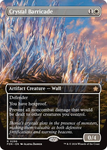 Crystal Barricade (Borderless), Foundations 296