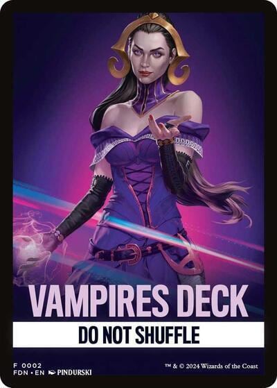 Vampires Deck Theme Card, Foundations 2