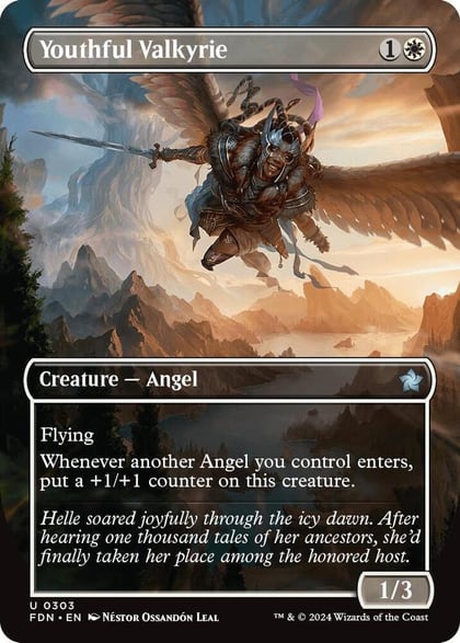 Youthful Valkyrie (Borderless), Foundations 303
