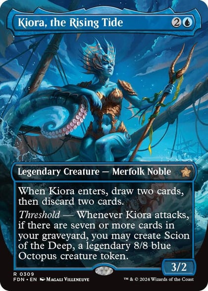 Kiora, the Rising Tide (Borderless), Foundations 309