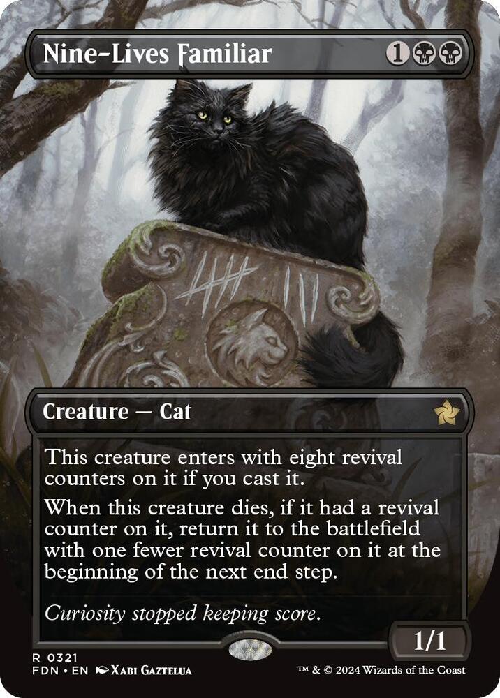 Nine-Lives Familiar (Borderless), Foundations 321