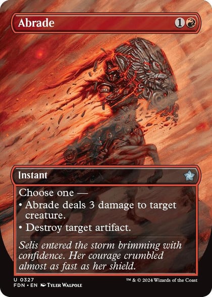 Abrade (Borderless), Foundations 327