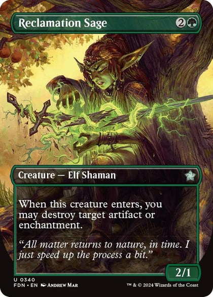 Reclamation Sage (Borderless), Foundations 340