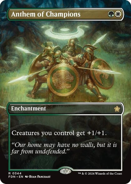 Anthem of Champions (Borderless), Foundations 344
