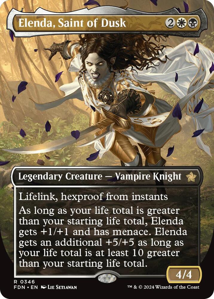 Elenda, Saint of Dusk (Borderless), Foundations 346