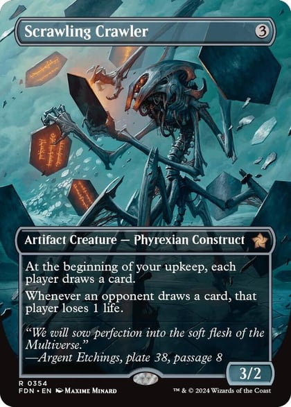 Scrawling Crawler (Borderless), Foundations 354