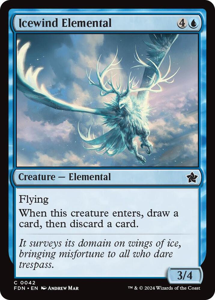 Icewind Elemental (0042), Foundations 42