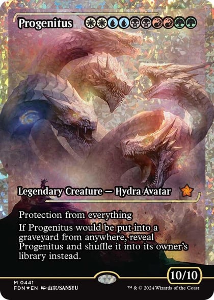 Progenitus (Showcase) (Fracture Foil), Foundations 441