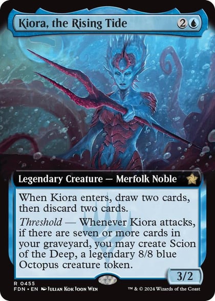 Kiora, the Rising Tide (Extended Art), Foundations 455